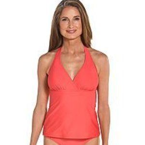 Coolibar Halter Tankini Top UPF 50+ Swimsuit